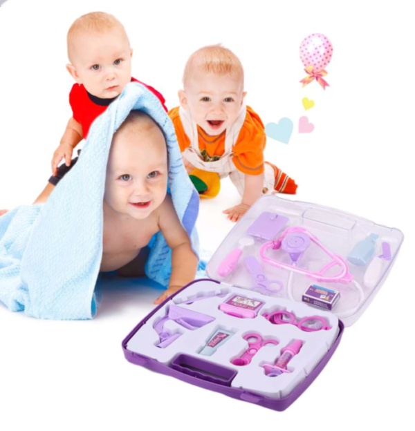 Toy Land Children's Doctor Toys Children's Pretend Play Doctor Set Medicine Box Educational Role Play Baby Doctor Equipment Toy