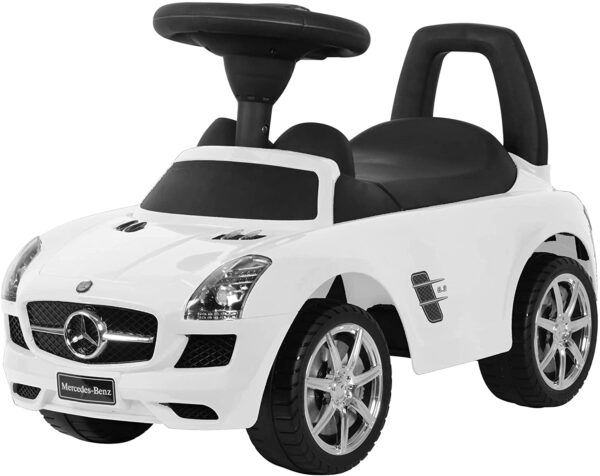 Toy Land Official Licensed Ride On Cars Mercedes Benz SLS AMG Push Car-White